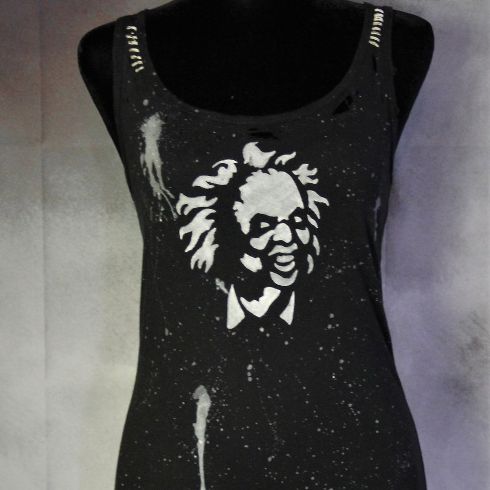 Beetlejuice Handmade Distressed Destroyed Women's
